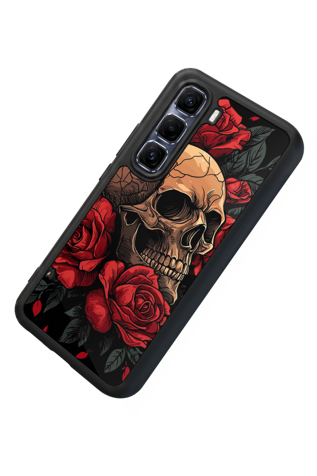 Infinix Hot 60 Pro Plus Uyumlu KuruKafa Tasarımlı Glossy Premium Kılıf