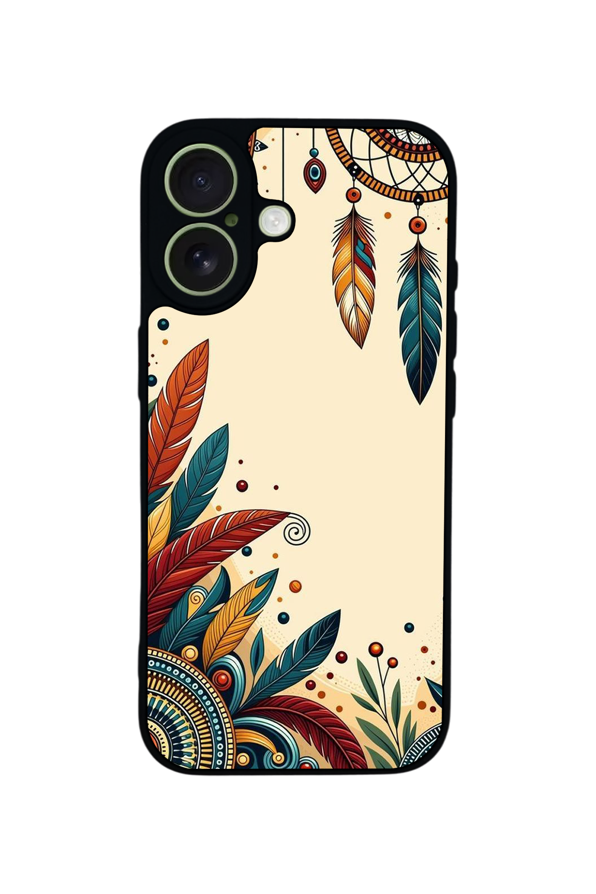 iPhone 17 Uyumlu Mandala Tasarımlı Glossy Premium Kılıf