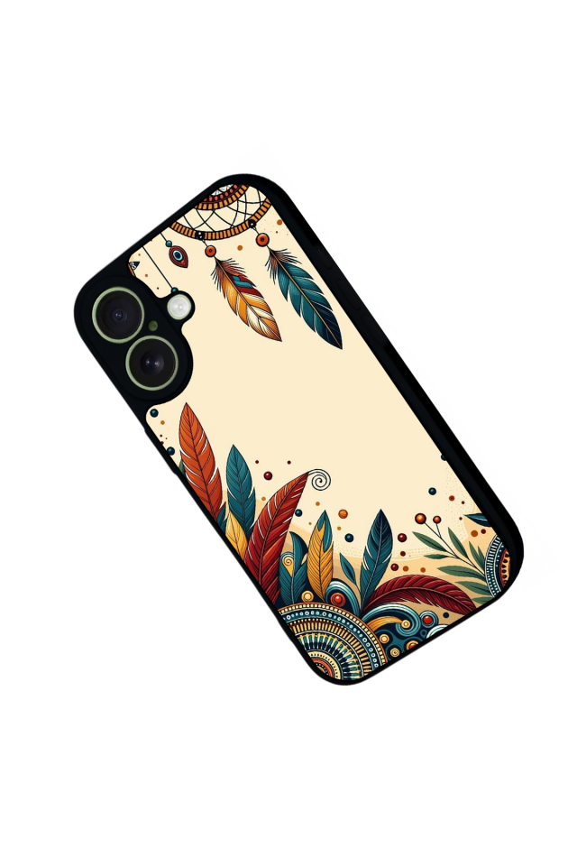 iPhone 17 Uyumlu Mandala Tasarımlı Glossy Premium Kılıf