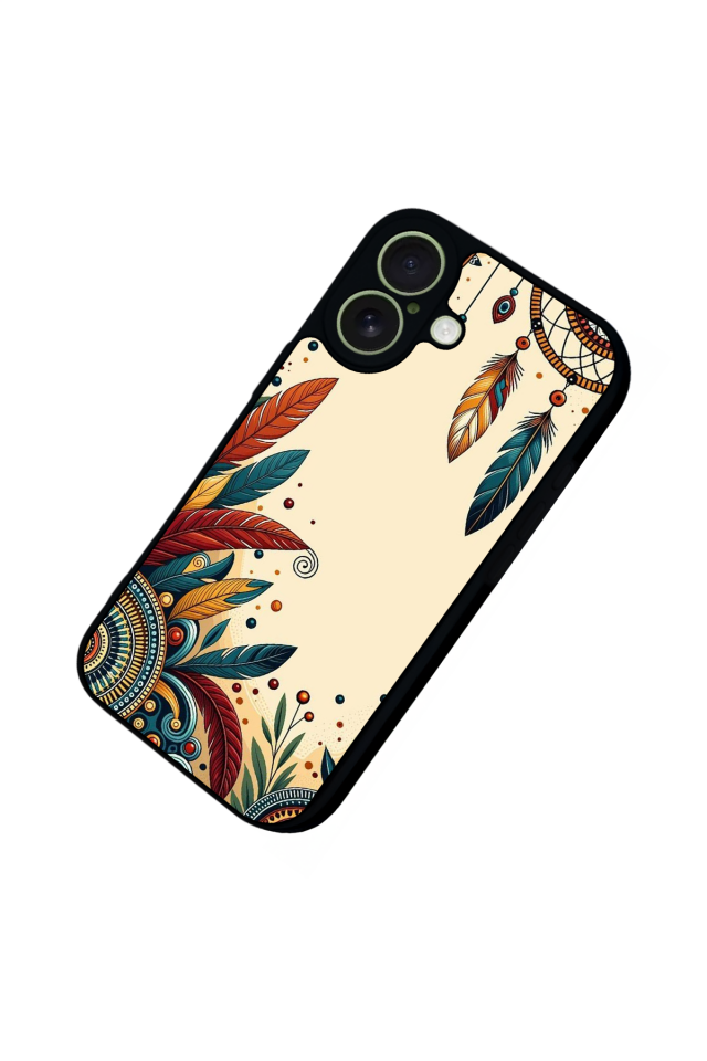 iPhone 17 Uyumlu Mandala Tasarımlı Glossy Premium Kılıf