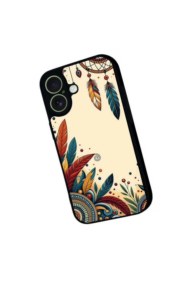 iPhone 17 Uyumlu Mandala Tasarımlı Glossy Premium Kılıf