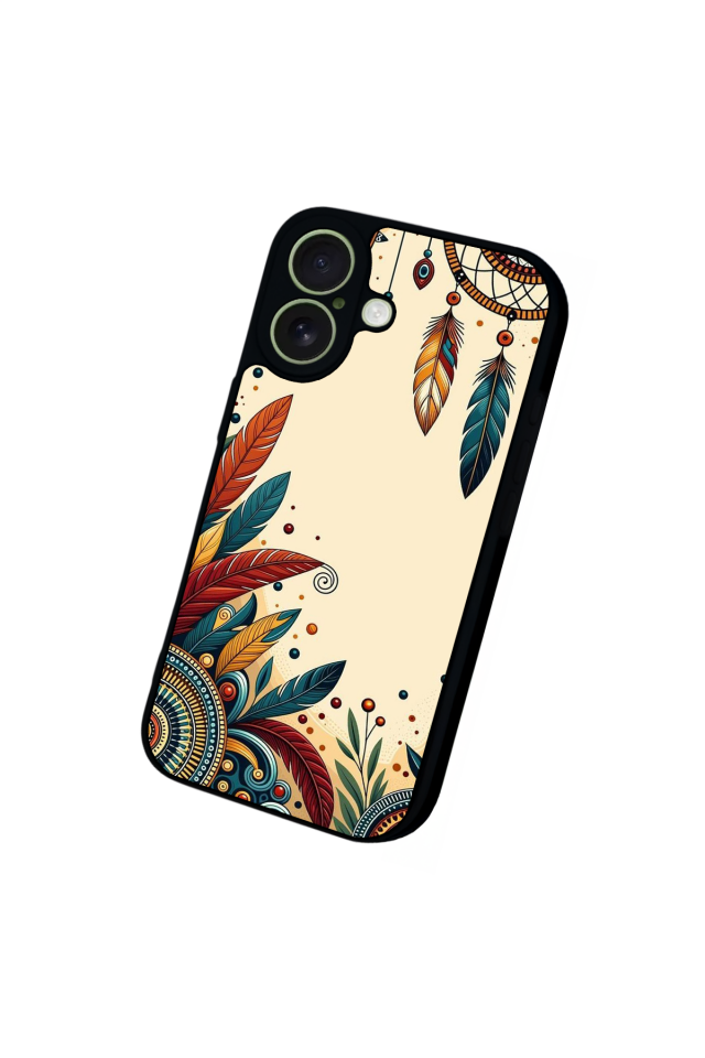 iPhone 17 Uyumlu Mandala Tasarımlı Glossy Premium Kılıf