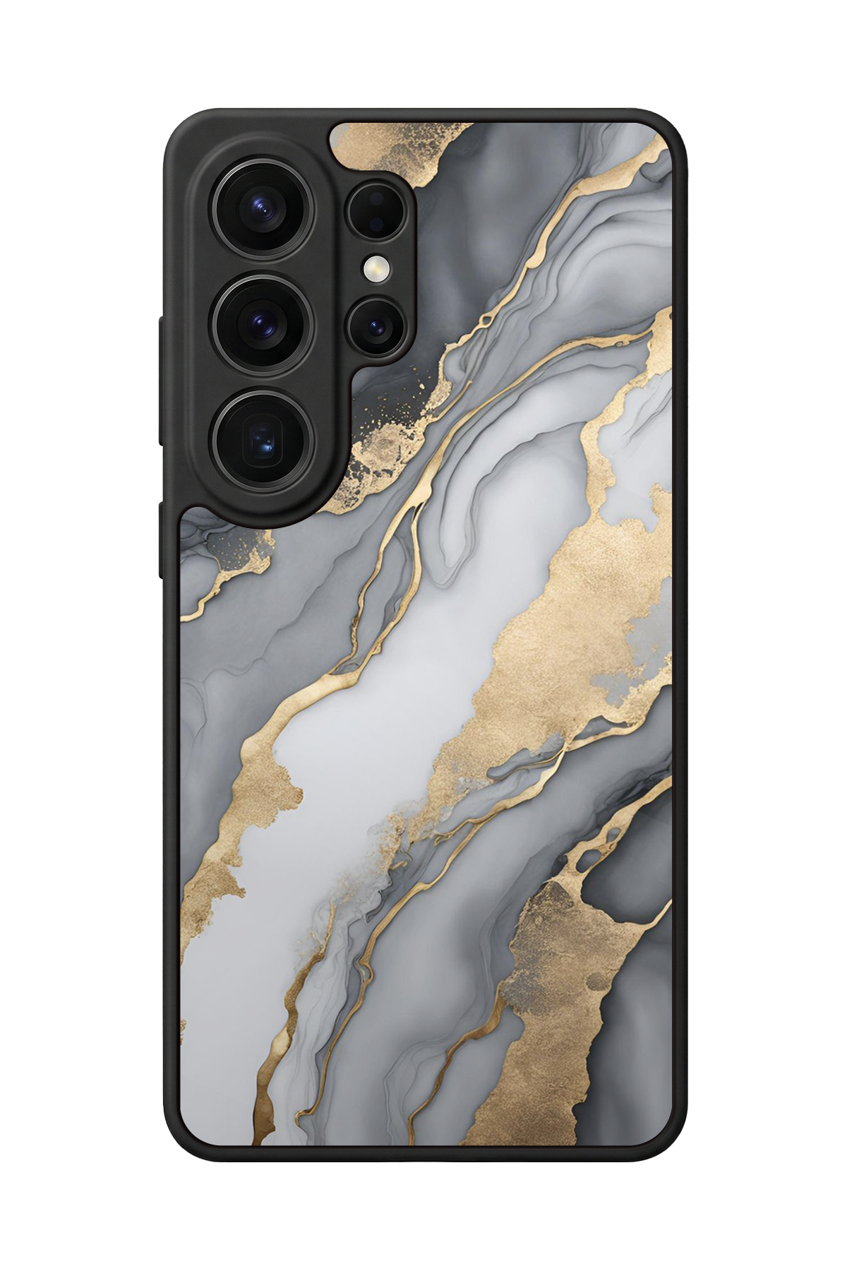 Samsung Galaxy S26 Ultra Uyumlu Mermer Marble Tasarımlı Glossy Premium Kılıf