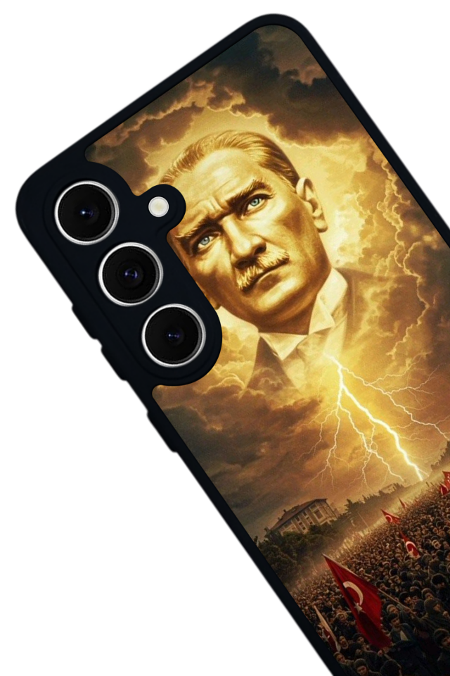 Samsung Galaxy A16 Uyumlu Mustafa Kemal Ataturk Tasarımlı Glossy Premium Kılıf