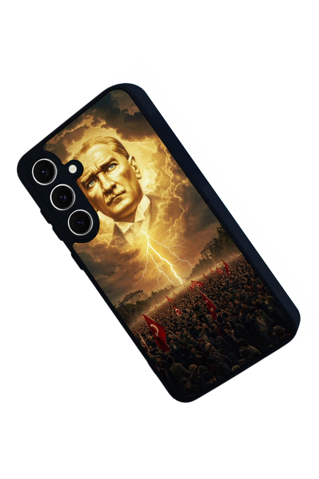 Samsung Galaxy A16 Uyumlu Mustafa Kemal Ataturk Tasarımlı Glossy Premium Kılıf