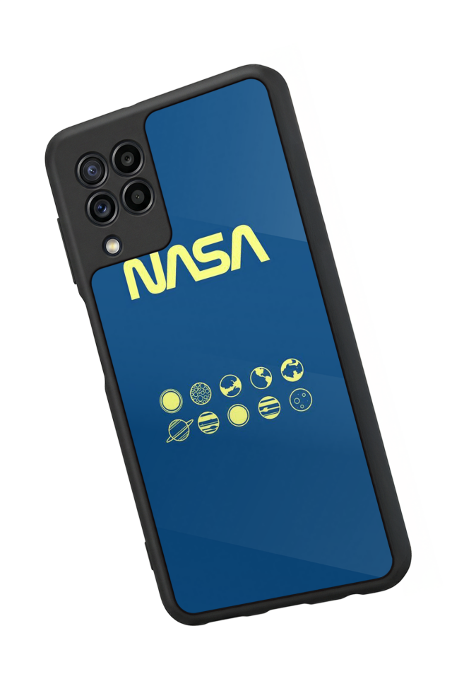 Samsung Galaxy M32 Uyumlu Nasa Tasarımlı Glossy Premium Kılıf