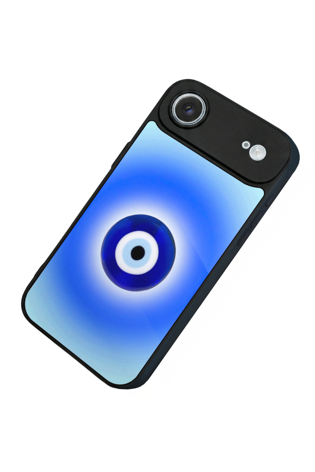 iPhone 17 Air Uyumlu Nazar Tasarımlı Glossy Premium Kılıf