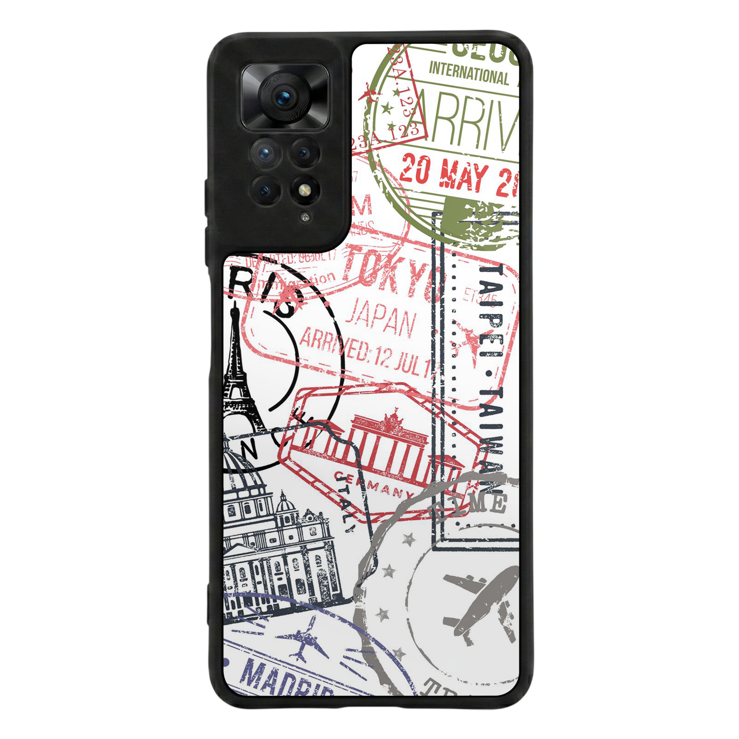 Xiaomi Redmi Note 12 Pro Uyumlu Poster Tasarımlı Glossy Premium Kılıf