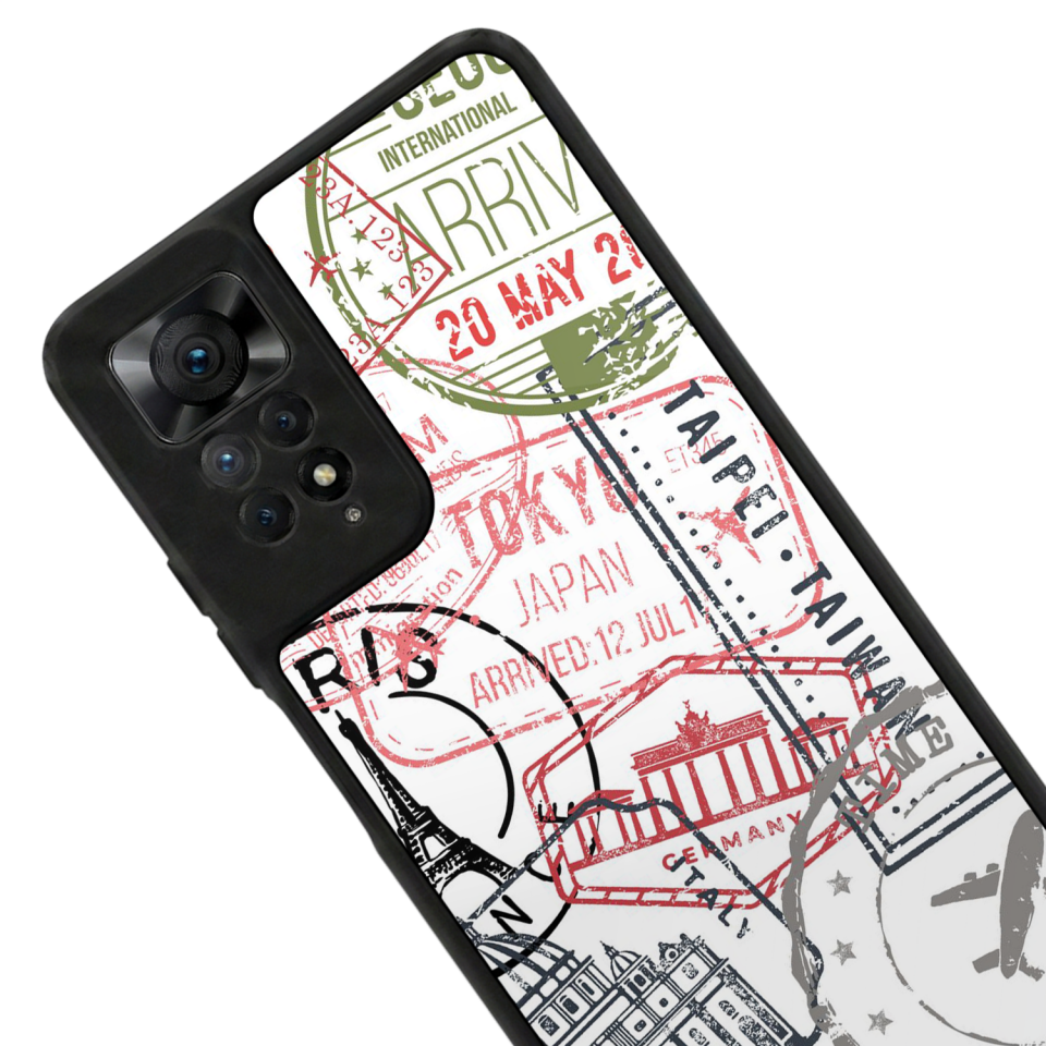 Xiaomi Redmi Note 12 Pro Uyumlu Poster Tasarımlı Glossy Premium Kılıf