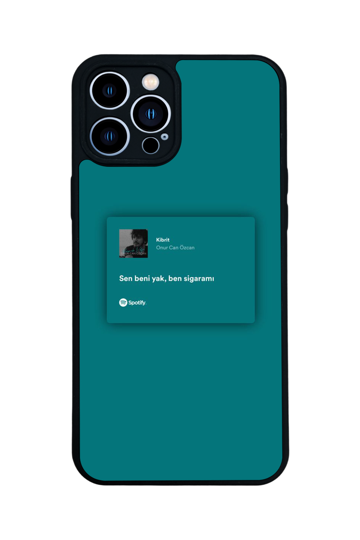 iPhone 12 Pro Max Uyumlu Sarki Sozleri Tasarımlı Glossy Premium Kılıf