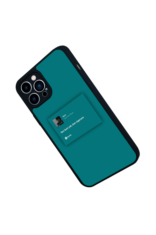 iPhone 12 Pro Max Uyumlu Sarki Sozleri Tasarımlı Glossy Premium Kılıf