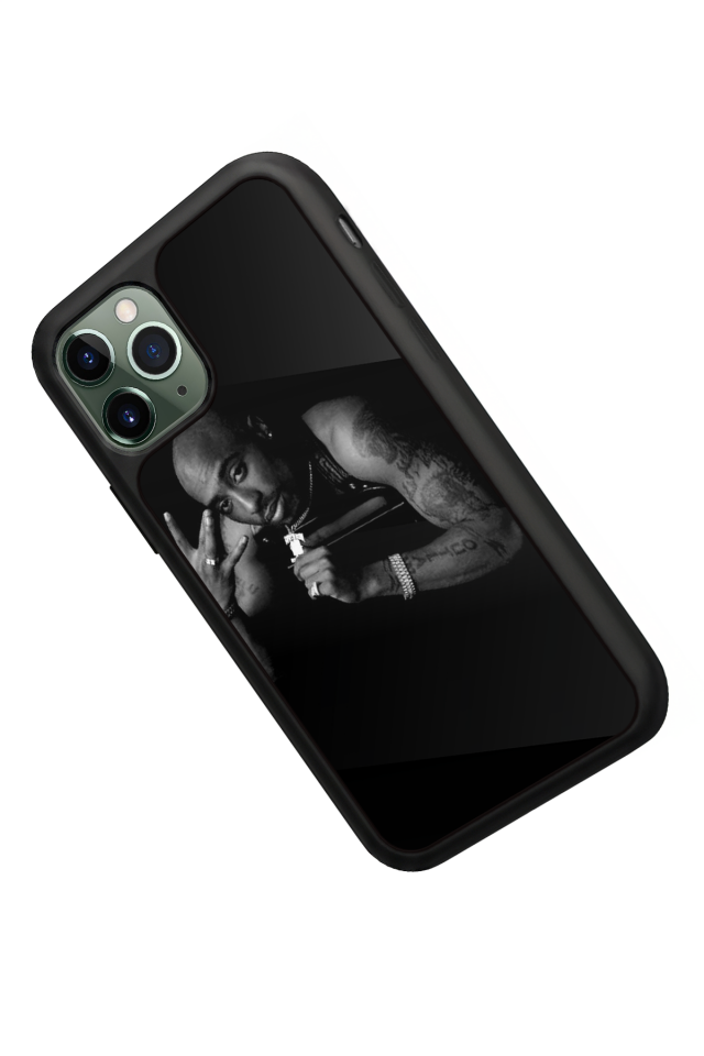 iPhone 11 Pro Uyumlu Tupac Tasarımlı Glossy Premium Kılıf