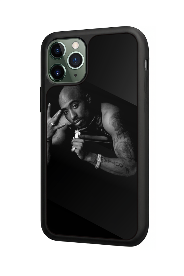 iPhone 11 Pro Uyumlu Tupac Tasarımlı Glossy Premium Kılıf