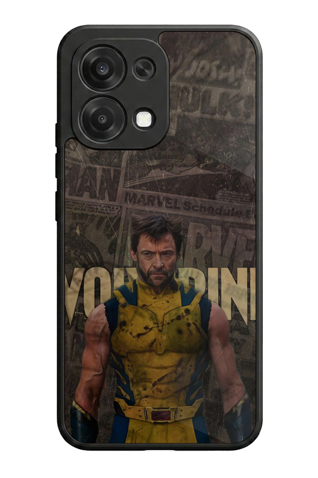 Oppo A6 Pro Uyumlu Wolverine Tasarımlı Glossy Premium Kılıf