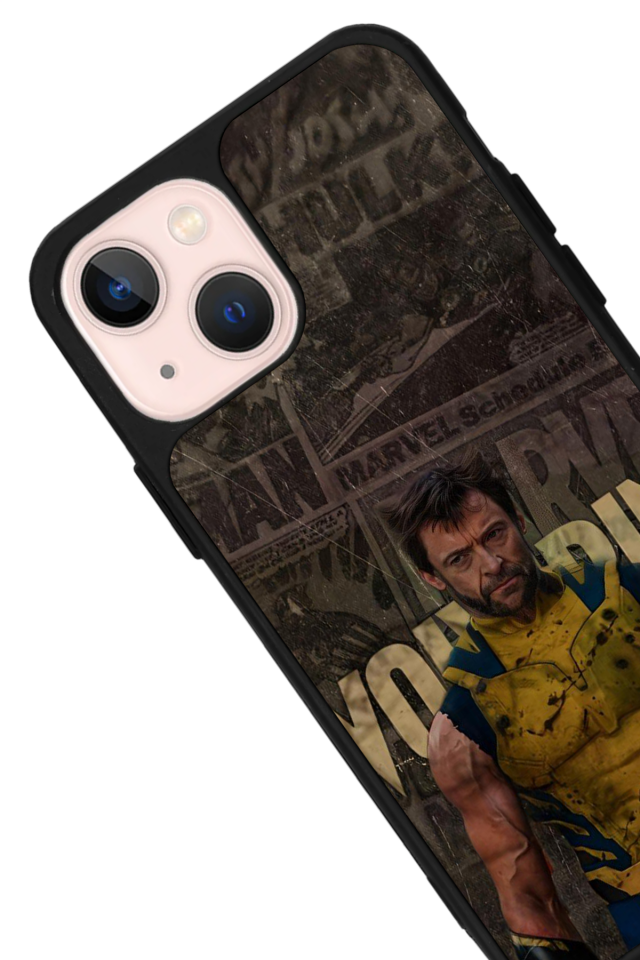 iPhone 13 Mini Uyumlu Wolverine Tasarımlı Glossy Premium Kılıf