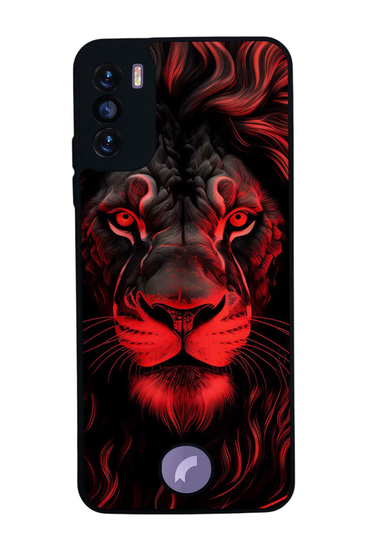 Reeder S19 Max Pro S Uyumlu Aslan Tasarımlı Glossy Premium Kılıf