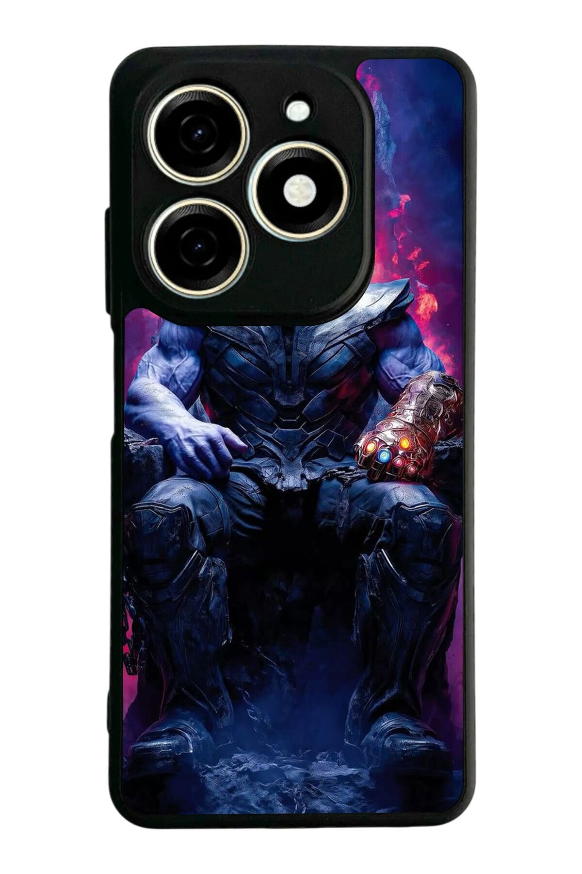 Infınıx Smart 8 Pro Uyumlu Thanos Tasarımlı Glossy Premium Kılıf