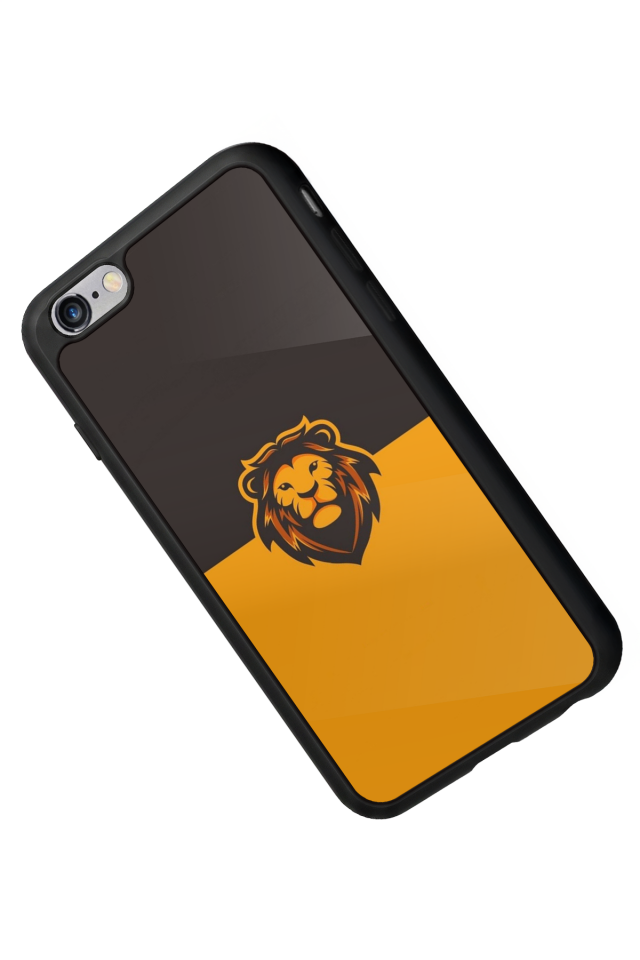 iPhone 6 Plus Uyumlu Aslan Tasarımlı Glossy Premium Kılıf