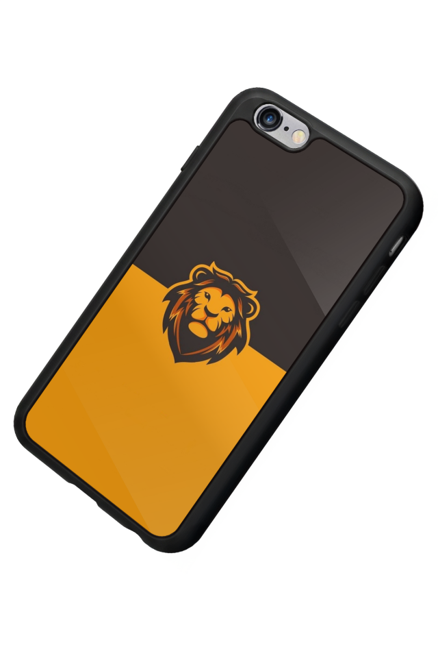 iPhone 6 Plus Uyumlu Aslan Tasarımlı Glossy Premium Kılıf