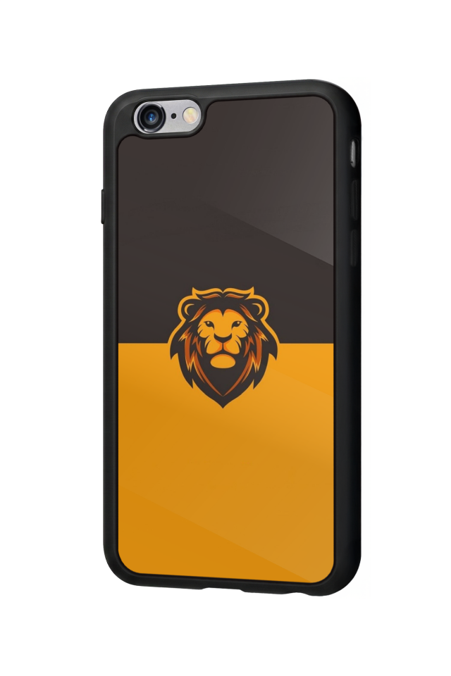 iPhone 6 Plus Uyumlu Aslan Tasarımlı Glossy Premium Kılıf
