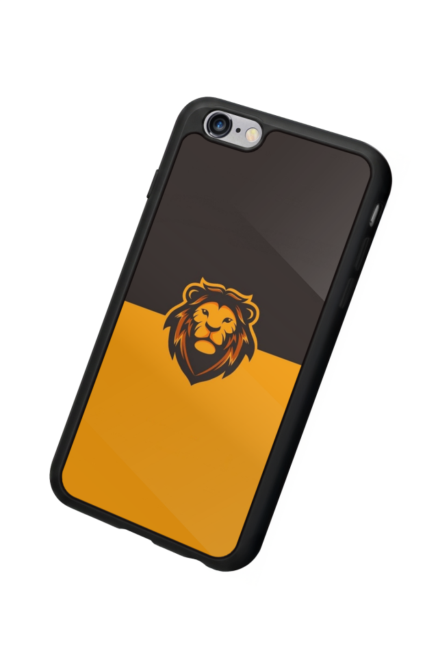 iPhone 6 Plus Uyumlu Aslan Tasarımlı Glossy Premium Kılıf