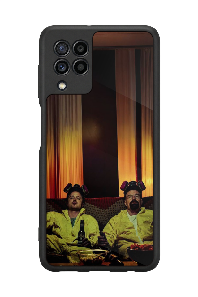 Samsung Galaxy M22 Uyumlu BreakingBad Tasarımlı Glossy Premium Kılıf