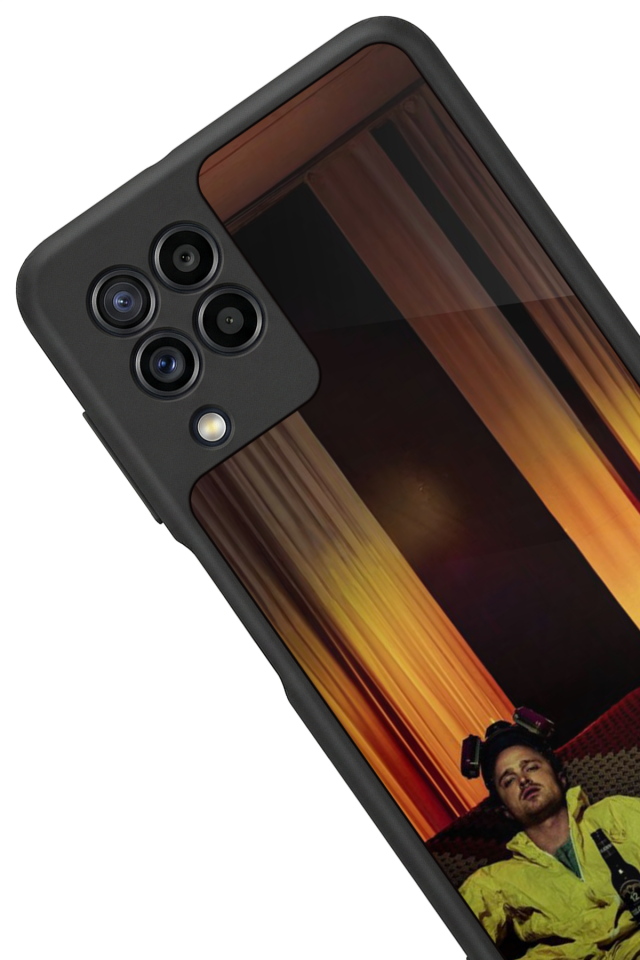 Samsung Galaxy M22 Uyumlu BreakingBad Tasarımlı Glossy Premium Kılıf