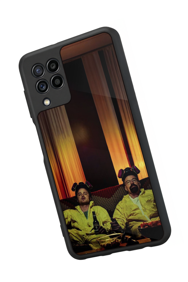 Samsung Galaxy M22 Uyumlu BreakingBad Tasarımlı Glossy Premium Kılıf