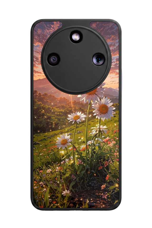 Honor Magic 8 Lite Uyumlu Cicek Tasarımlı Glossy Premium Kılıf