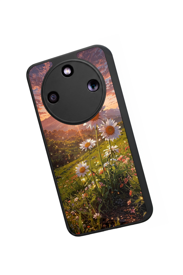 Honor Magic 8 Lite Uyumlu Cicek Tasarımlı Glossy Premium Kılıf