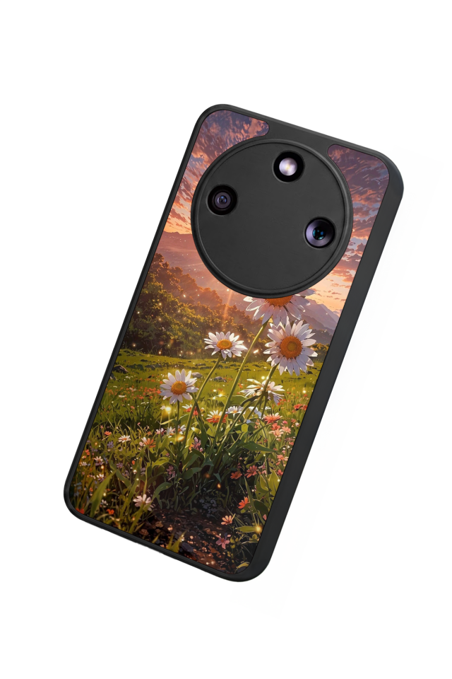 Honor Magic 8 Lite Uyumlu Cicek Tasarımlı Glossy Premium Kılıf