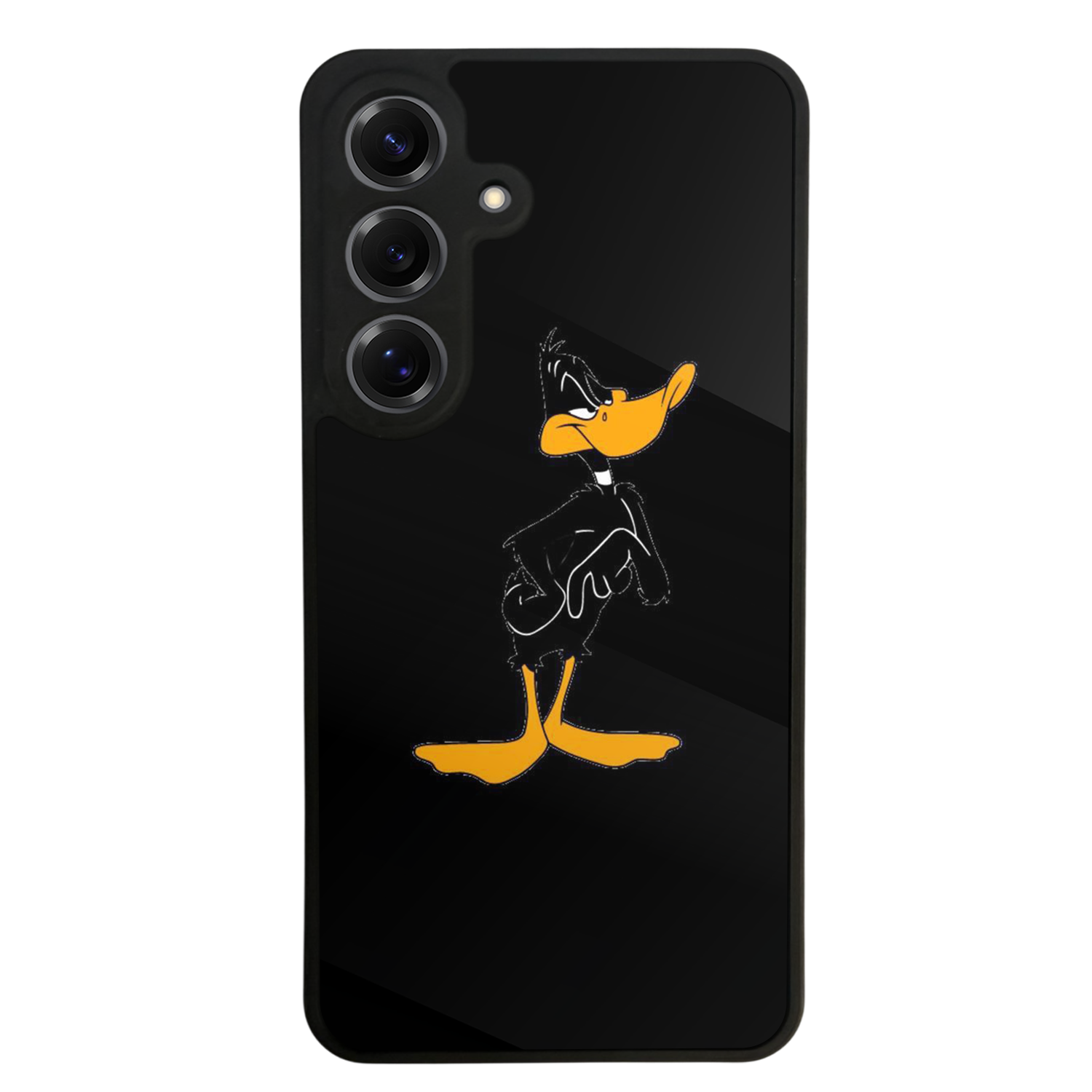 Samsung Galaxy S25 Uyumlu Daffy duck Tasarımlı Glossy Premium Kılıf
