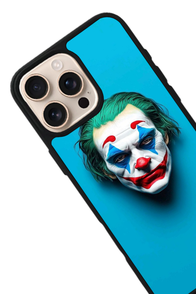 iPhone 14 Pro Max Uyumlu Joker Tasarımlı Glossy Premium Kılıf