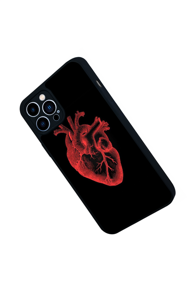 iPhone 12 Pro Max Uyumlu Kalp Love Tasarımlı Glossy Premium Kılıf