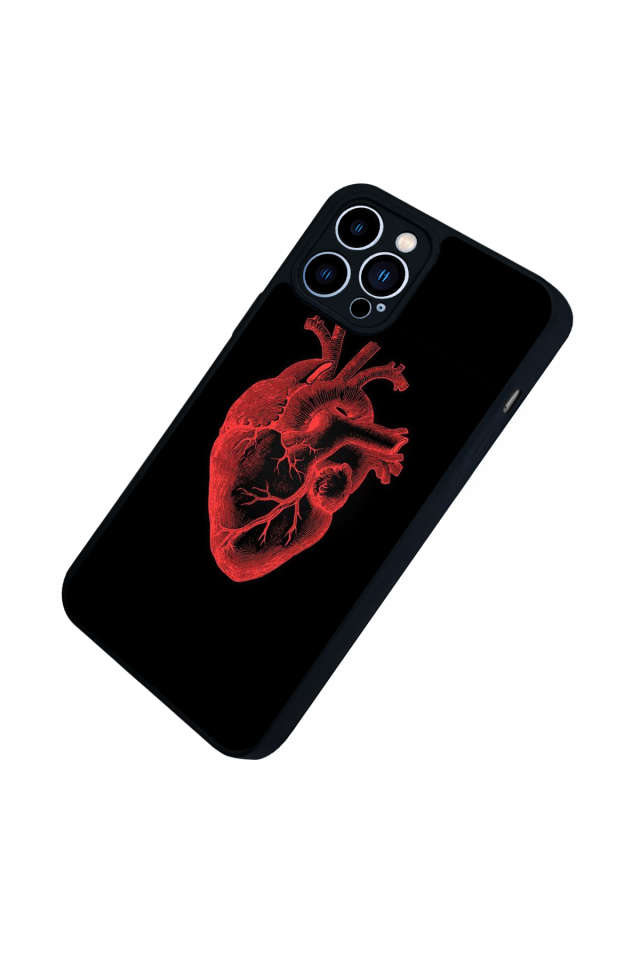 iPhone 12 Pro Max Uyumlu Kalp Love Tasarımlı Glossy Premium Kılıf