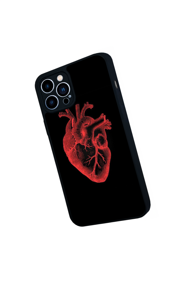 iPhone 12 Pro Max Uyumlu Kalp Love Tasarımlı Glossy Premium Kılıf