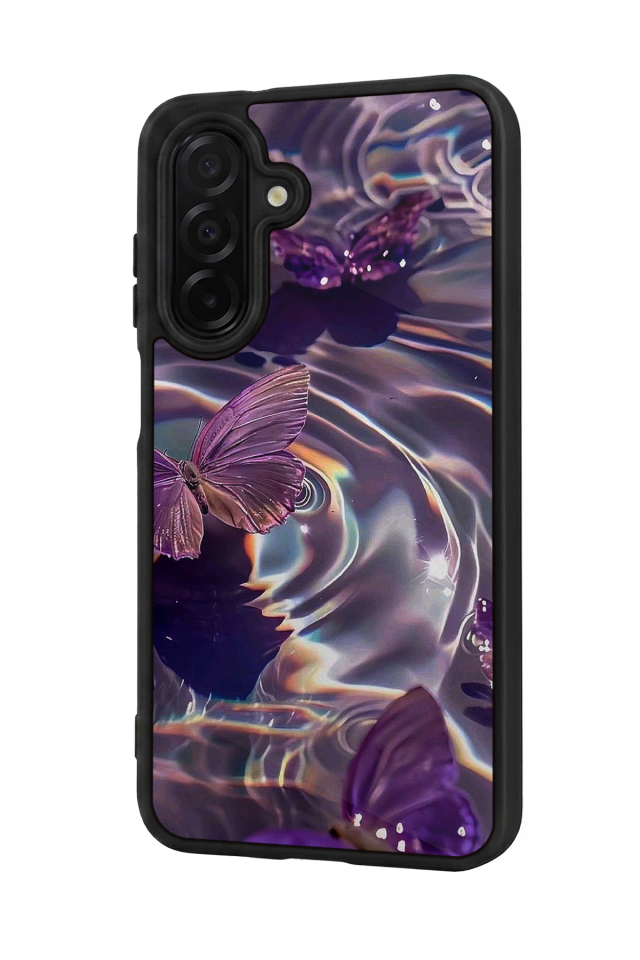 Samsung Galaxy A56 Uyumlu Kelebek Tasarımlı Glossy Premium Kılıf