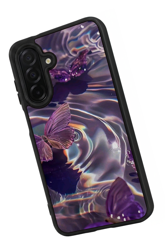 Samsung Galaxy A56 Uyumlu Kelebek Tasarımlı Glossy Premium Kılıf