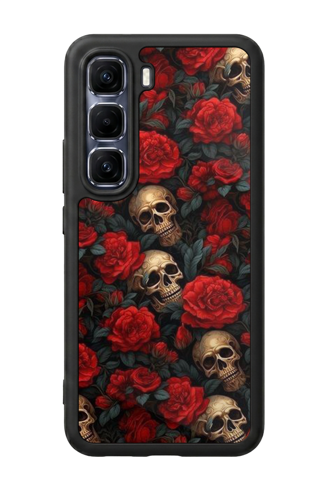 Infinix Hot 60 Pro Plus Uyumlu KuruKafa Tasarımlı Glossy Premium Kılıf