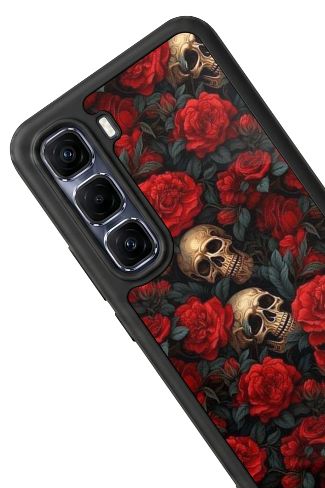 Infinix Hot 60 Pro Plus Uyumlu KuruKafa Tasarımlı Glossy Premium Kılıf