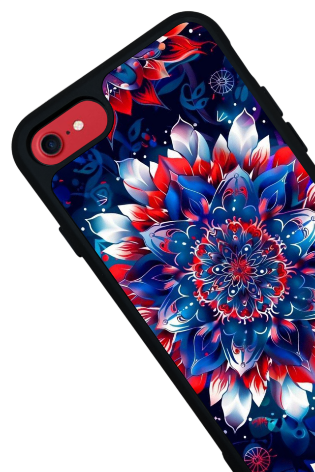 iPhone 7 Uyumlu Mandala Tasarımlı Glossy Premium Kılıf