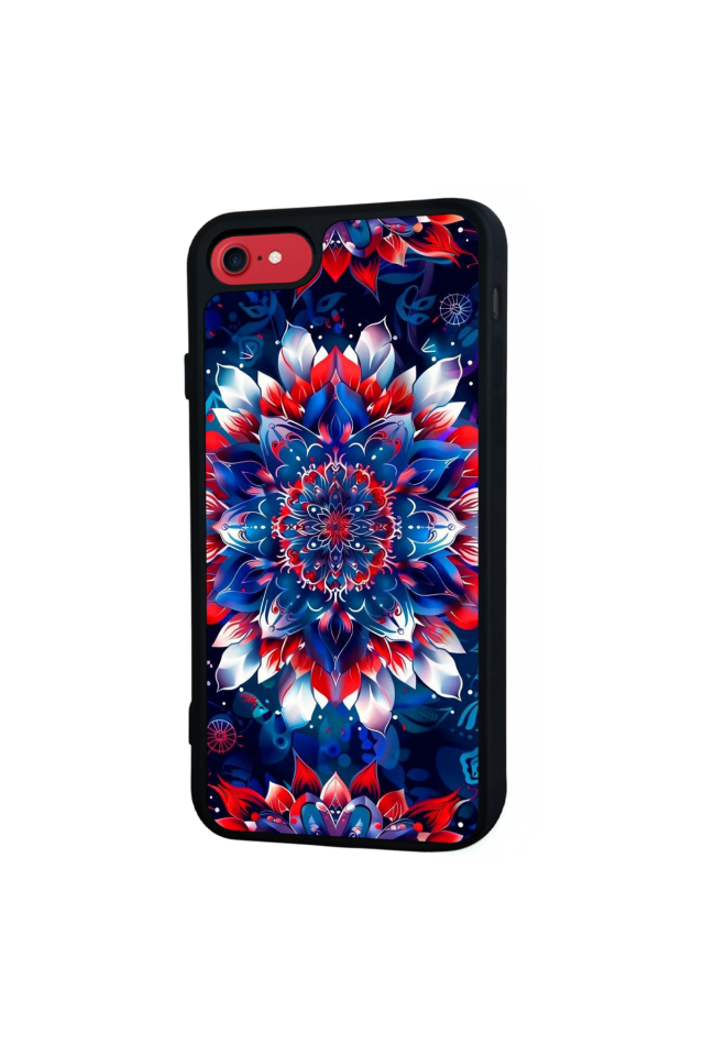 iPhone 7 Uyumlu Mandala Tasarımlı Glossy Premium Kılıf