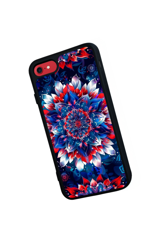 iPhone 7 Uyumlu Mandala Tasarımlı Glossy Premium Kılıf