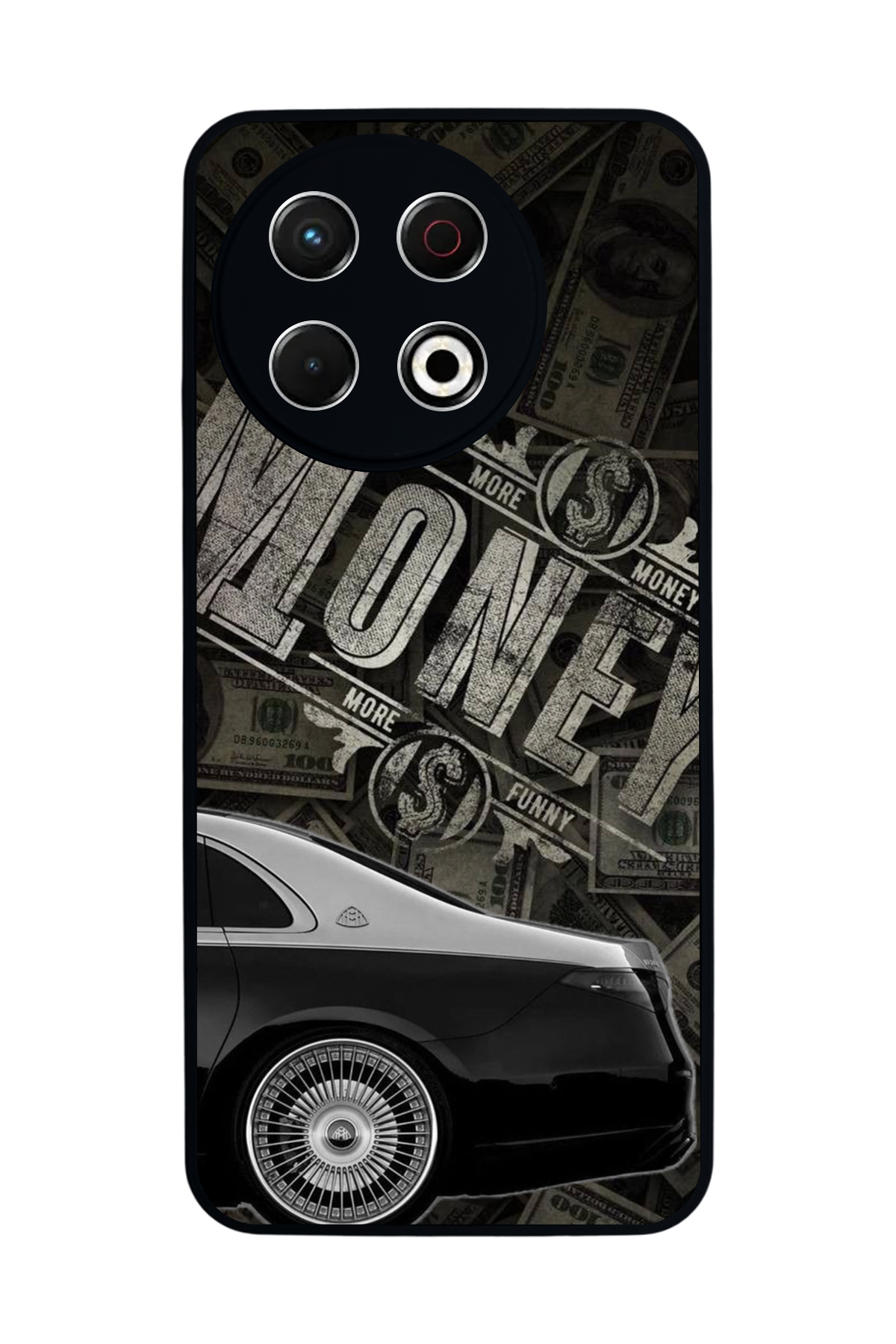 Tecno Spark 30 Pro Uyumlu Money Para Tasarımlı Glossy Premium Kılıf