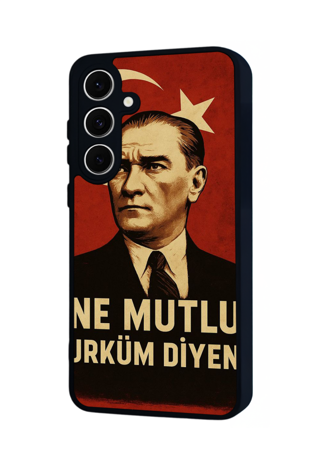 Samsung Galaxy A16 Uyumlu Mustafa Kemal Ataturk Tasarımlı Glossy Premium Kılıf