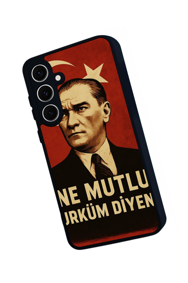 Samsung Galaxy A16 Uyumlu Mustafa Kemal Ataturk Tasarımlı Glossy Premium Kılıf