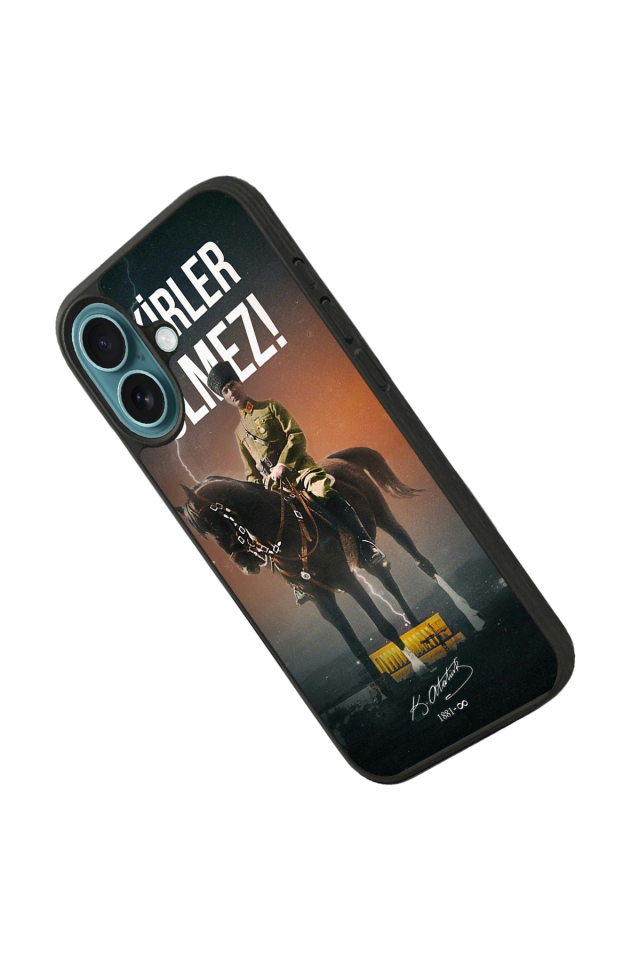 iPhone 16 Uyumlu Mustafa Kemal Ataturk Tasarımlı Glossy Premium Kılıf