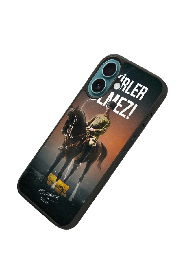 iPhone 16 Uyumlu Mustafa Kemal Ataturk Tasarımlı Glossy Premium Kılıf