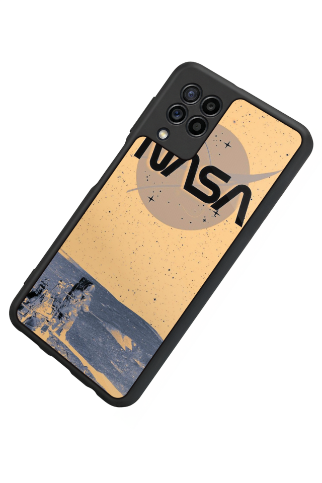 Samsung Galaxy M32 Uyumlu Nasa Tasarımlı Glossy Premium Kılıf