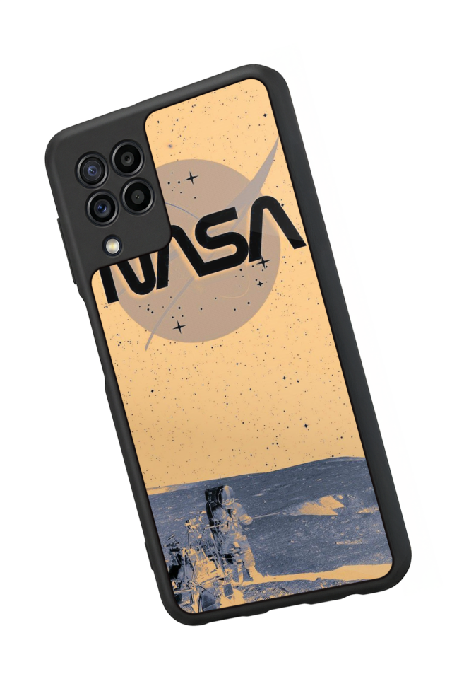 Samsung Galaxy M32 Uyumlu Nasa Tasarımlı Glossy Premium Kılıf